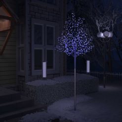 Božično drevesce s 600 LED lučkami češnjevi cvetovi 300 cm