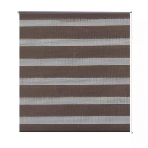 Črtasti Zebra Rolo / Senčilo velikost 70 x 120 cm Kavna barva