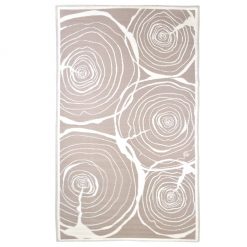 Esschert Design Zunanja preproga 240x150 cm rastoči krogi