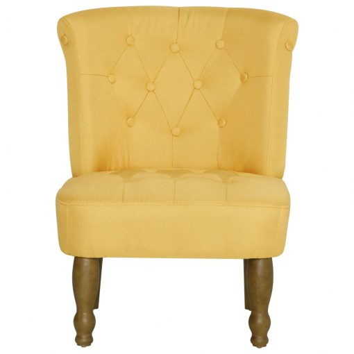 Francoski stol iz rumenega blaga