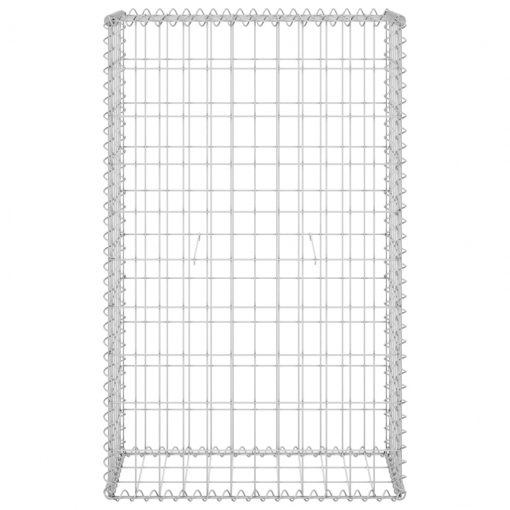 Gabionska stena s pokrovi iz pocinkanega jekla 60x30x100 cm