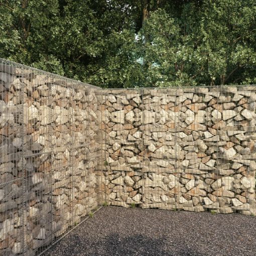 Gabionska stena s pokrovom iz pocinkanega jekla 300x50x200 cm
