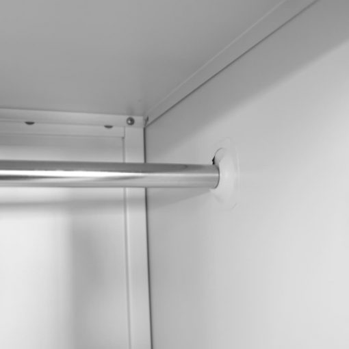 Garderobna omarica na ključ z 2 predelkoma 38x45x180 cm