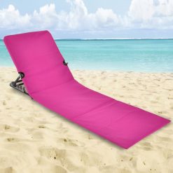 HI Zložljiva podloga za na plažo PVC roza