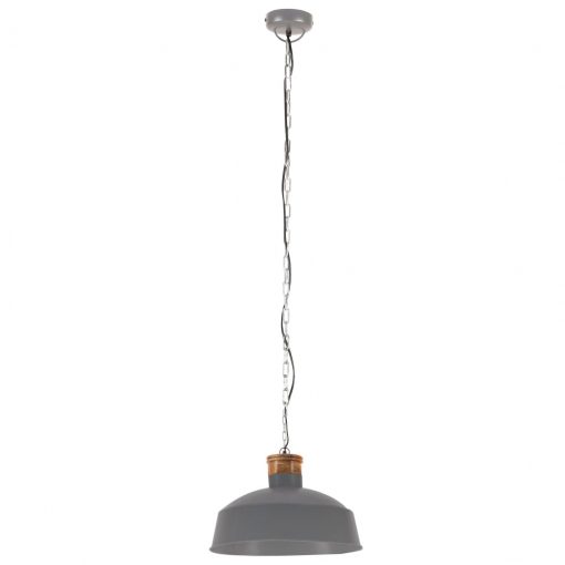 Industrijska viseča svetilka 58 cm siva E27
