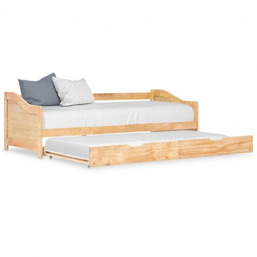 Izvlečni posteljni okvir iz borovine 90x200 cm