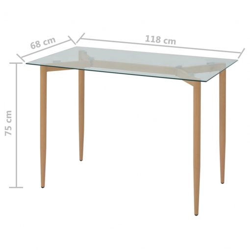 Jedilna miza 118x68x75 cm