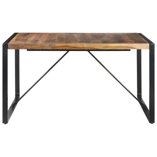 Jedilna miza 140x140x75 cm trden les s finišem iz palisandra