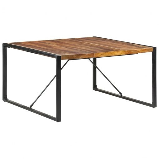 Jedilna miza 140x140x75 cm trden les s finišem iz palisandra
