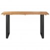Jedilna miza 140x70x76 cm trden akacijev les