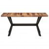 Jedilna miza 160x80x75 cm trden les s finišem iz palisandra