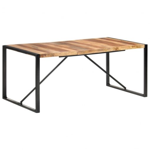 Jedilna miza 180x90x75 cm trden les s finišem iz palisandra