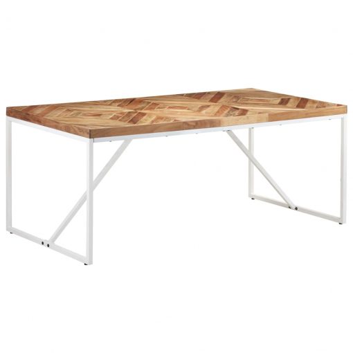 Jedilna miza 180x90x76 cm trden akacijev in mangov les