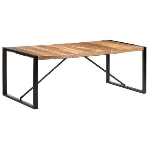 Jedilna miza 200x100x75 cm trden les in finiš iz palisandra