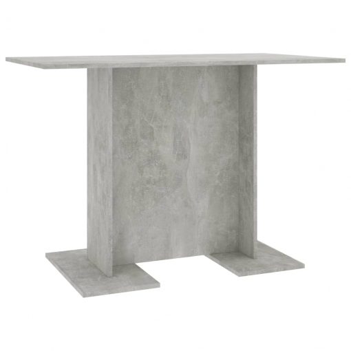 Jedilna miza betonsko siva 110x60x75 cm iverna plošča
