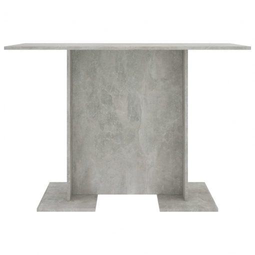 Jedilna miza betonsko siva 110x60x75 cm iverna plošča