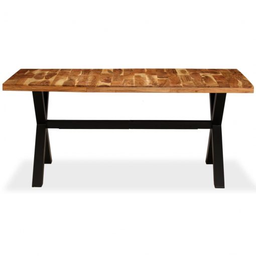 Jedilna miza iz akacijevega in mangovega lesa 180x90x76 cm
