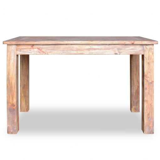 Jedilna miza iz masivnega predelanega lesa 120x60x77 cm