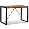 Jedilna miza iz trdnega predelanega lesa 120 cm