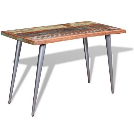 Jedilna miza iz trdnega predelanega lesa 120x60x76 cm