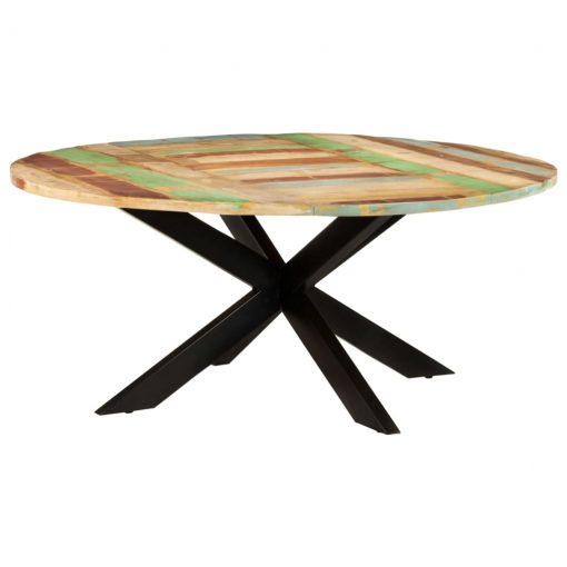 Jedilna miza okrogla 175x75 cm trden predelan les