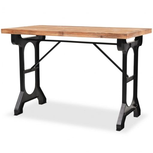 Jedilna miza s površino iz masivnega jelševega lesa 122x65x82 cm