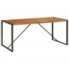 Jedilna miza trdna akacija s finišem iz palisandra 180x90x76 cm