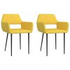 Jedilni stoli 2 kosa rumeno blago