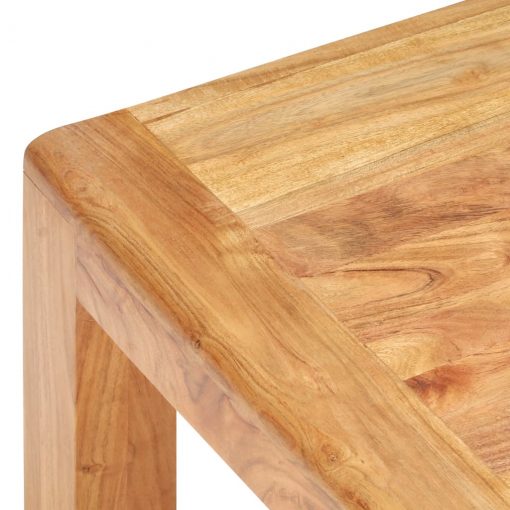 Klubska mizica 110x60x35 cm akacija z zaključkom palisandra