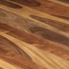 Klubska mizica 120x120x40 cm trden les z izgledom palisandra