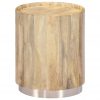Klubska mizica 38x45 cm iz trdnega mangovega lesa