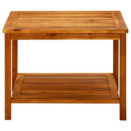 Klubska mizica 60x60x45 cm trden akacijev les
