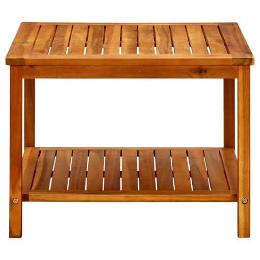 Klubska mizica 60x60x45 cm trden akacijev les