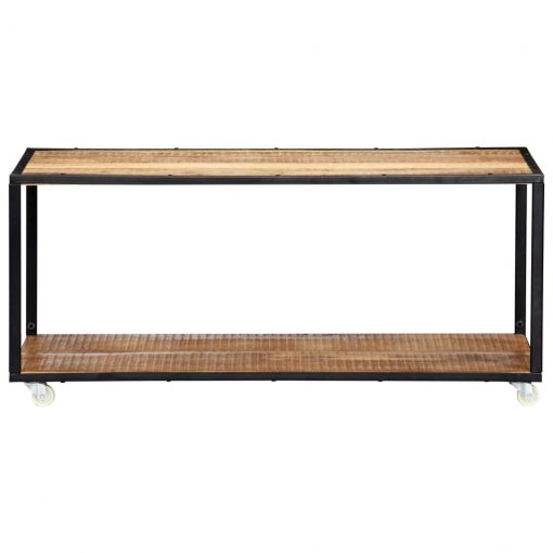 Klubska mizica 90x50x40 cm iz trdnega predelanega lesa