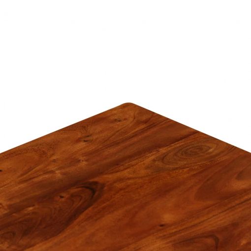 Klubska mizica akacijev les in palisander 100x50x30 cm