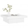 Klubska mizica bela 90x90x28 cm iverna plošča