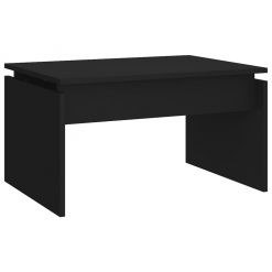 Klubska mizica črna 68x50x38 cm iverna plošča