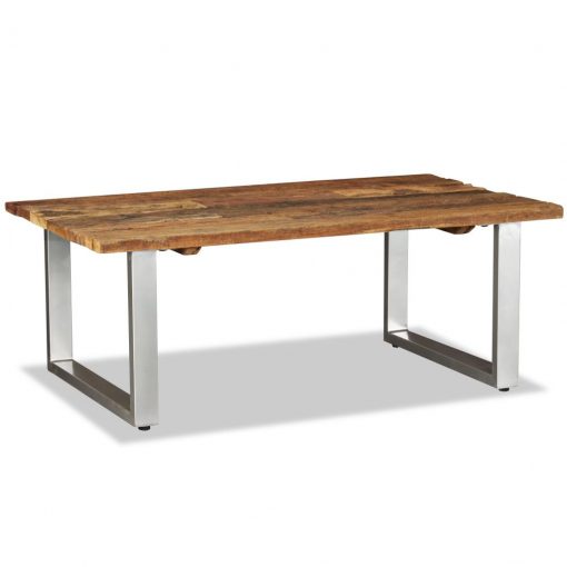 Klubska mizica iz predelanega odsluženega lesa 100x60x38 cm