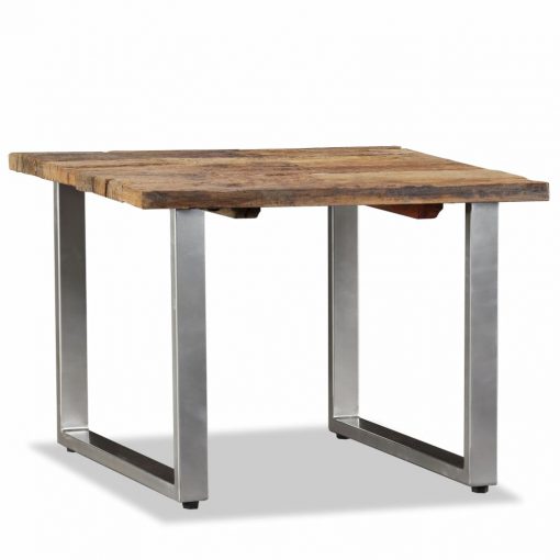 Klubska mizica iz predelanega odsluženega lesa 55x55x40 cm