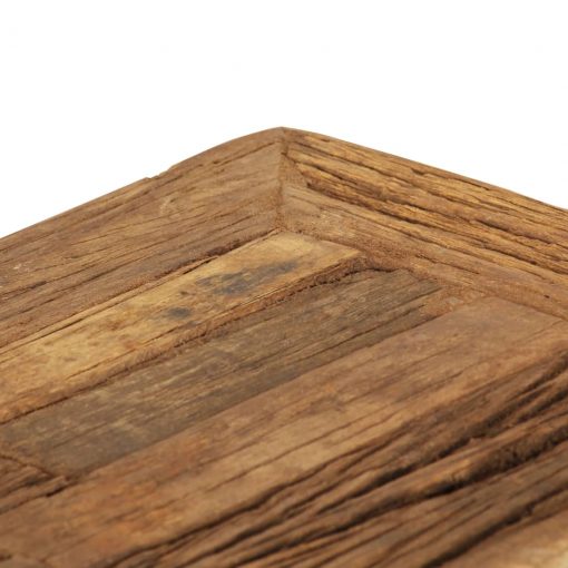 Klubska mizica iz predelanega odsluženega lesa 70x70x30 cm