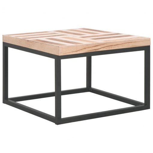 Klubska mizica iz trdnega lesa 50x50x33