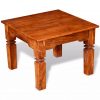 Klubska mizica iz trdnega lesa 60x60x45 cm