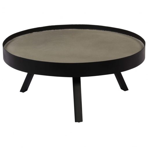 Klubska mizica s površino iz betona 74x32 cm