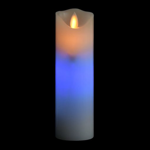 Komplet LED svečk 5-delni z daljincem barvne