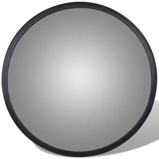 Konveksno notranje prometno ogledalo akrilno črno 30cm