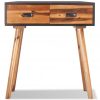 Konzolna mizica iz trdnega akacijevega lesa 70x30x75 cm