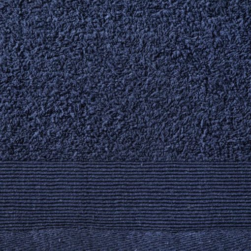 Kopalne brisače 2 kosa bombaž 450 gsm 70x140 cm mornarsko modre
