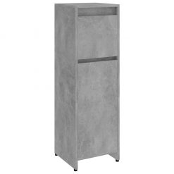 Kopalniška omarica betonsko siva 30x30x95 cm iverna plošča