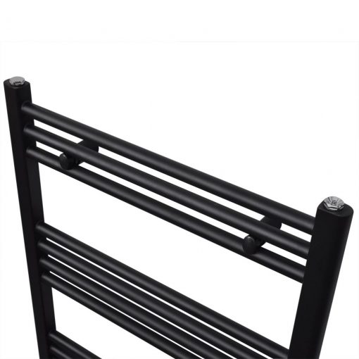 Kopalniški radiator z ravnimi cevmi 600x764 mm črn