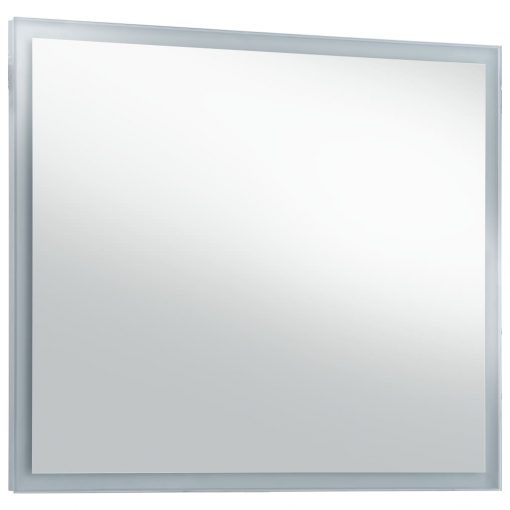 Kopalniško LED stensko ogledalo 80x60 cm
